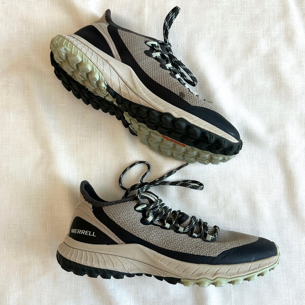 Merrell Black and Tan Athletic Shoes